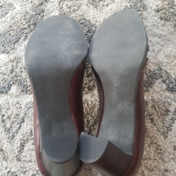 Connie Block Chunky Heel Sz 10 All Day Work Shoe - Picture 5 of 6